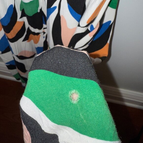 Eloquii Multicolor Abstract Leaf Print Maxi Dress Size 18W - Picture 8 of 8